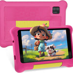 LVILLE - TABLETA PARA NIÑOS ROSA DE 7 PULGADAS, TABLETA ANDROID 12