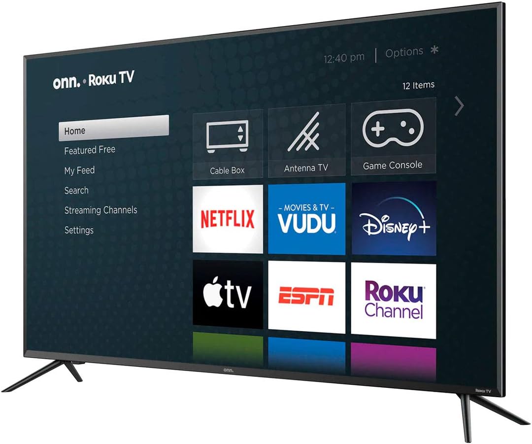 ONN - PANTALLA ONN TV INTELIGENTE LED ROKU HDR DE 50" CLASE 4K UHD