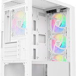 SAMA - M203 WHITE TEMPERED GLASS MICRO ATX MID TOWER GAMING COMPUTER CASE