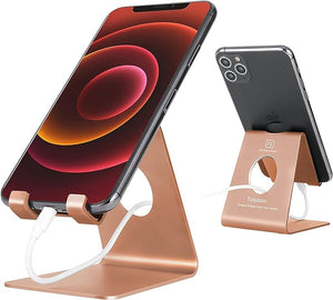 TOIYASON SOPORTE PARA TELÉFONO CELULAR NARANJA DORADO