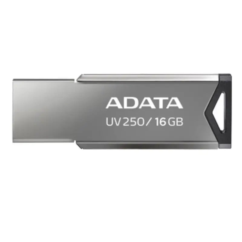 MEMORIA USB 2.0 ADATA AUV250-16G-RBK, PLATA, 16 GB, USB TIPO A