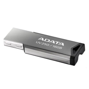 MEMORIA USB 2.0 ADATA AUV250-16G-RBK, PLATA, 16 GB, USB TIPO A