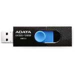 MEMORIA USB ADATA AUV320-128G-RBKBL, NEGRO / AZUL, 128 GB