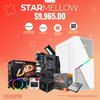 STARMELLOW - MOTHERBOARD GIGABYTE A520M, AMD RYZEN 5 5600G 3.9 GHz, KINGSTON SSD 960GB 7MM, DDR4 16GB 3200MHz, KIT VENTILADORES GAME FACTOR FKG200, FUENTE PODER ACTECK 500W