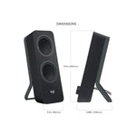 BOCINAS LOGITECH SPEAKERS Z207 (MX) 2.0 5W NEGRO