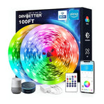 DAYBETTER - TIRA DE LUCES LED INTELIGENTES QUE CAMBIAN DE COLOR CON WIFI 100FT