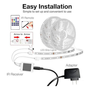 DAYBETTER - TIRA DE LUCES LED INTELIGENTES QUE CAMBIAN DE COLOR CON WIFI 100FT