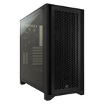 GABINETE CORSAIR 4000D AIRFLOW CON VENTANA, MIDI-TOWER, ATX/EATX/MICRO ATX/MINI-ITX, USB 3.0, SIN FU