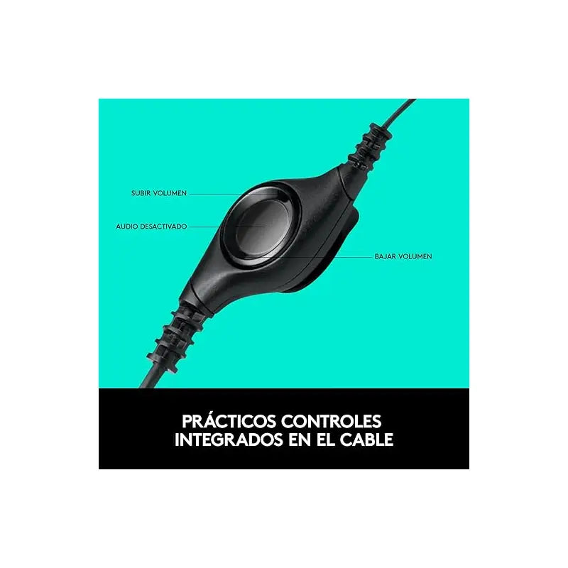 DIADEMA LOGITECH H390 DIADEMA 981-000060 NEGRO ALÁMBRICO