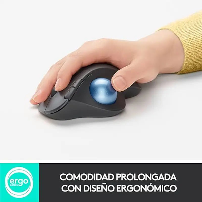 MOUSE LOGITECH INALAMBRICO M575 ERGO TRACKBALL COLOR NEGRO