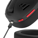 DIADEMA GAMER REDRAGON IRE PRO H848, INALAMBRICO, USB, NEGRO