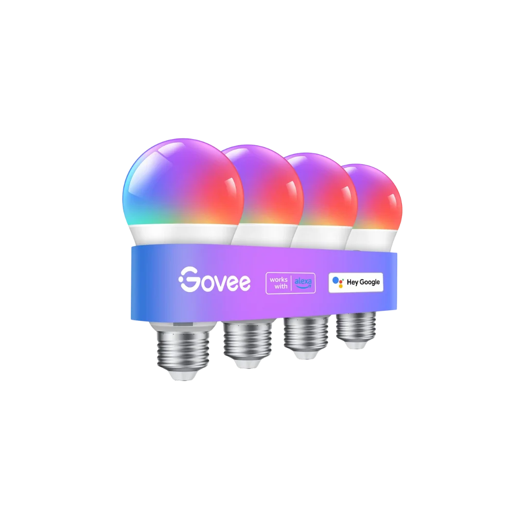 GOVEE - SET DE FOCOS INTELIGENTES 4 PIEZAS RGB PROGRAMABLE CON ALEXA