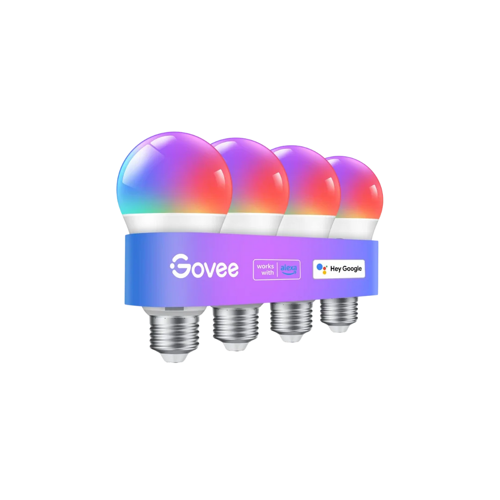 GOVEE - SET DE FOCOS INTELIGENTES 4 PIEZAS RGB PROGRAMABLE CON ALEXA