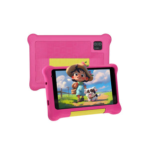 LVILLE - TABLETA PARA NIÑOS ROSA DE 7 PULGADAS, TABLETA ANDROID 12